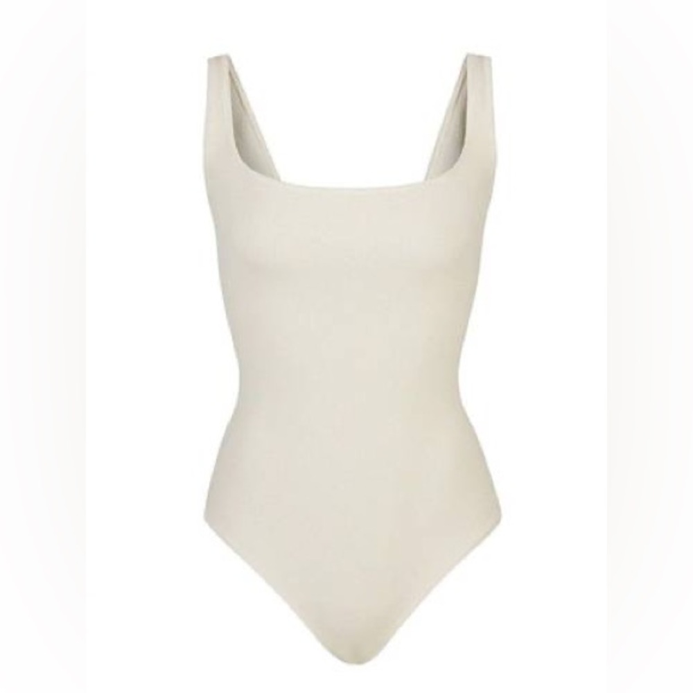 Stretch Cotton Rib Bodysuit Medium